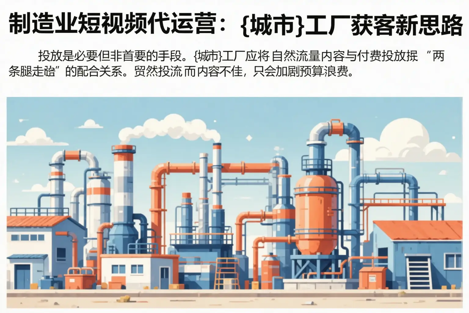 制造业短视频代运营：福州工厂获客新思路