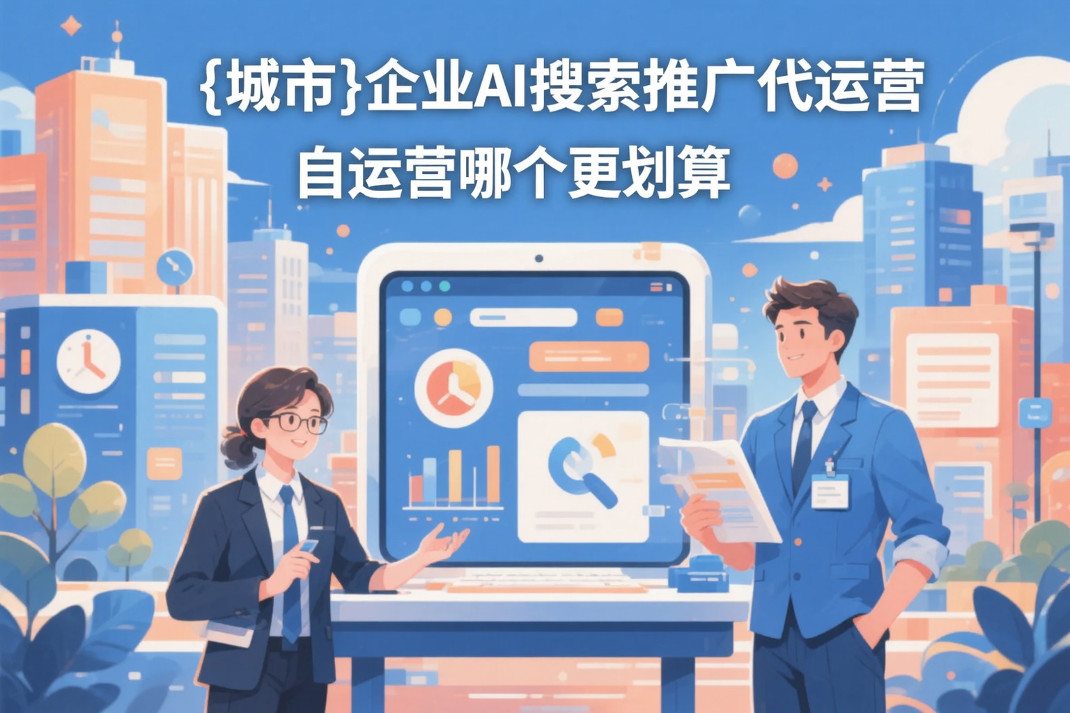 福州企业AI搜索推广代运营和自运营哪个更划算