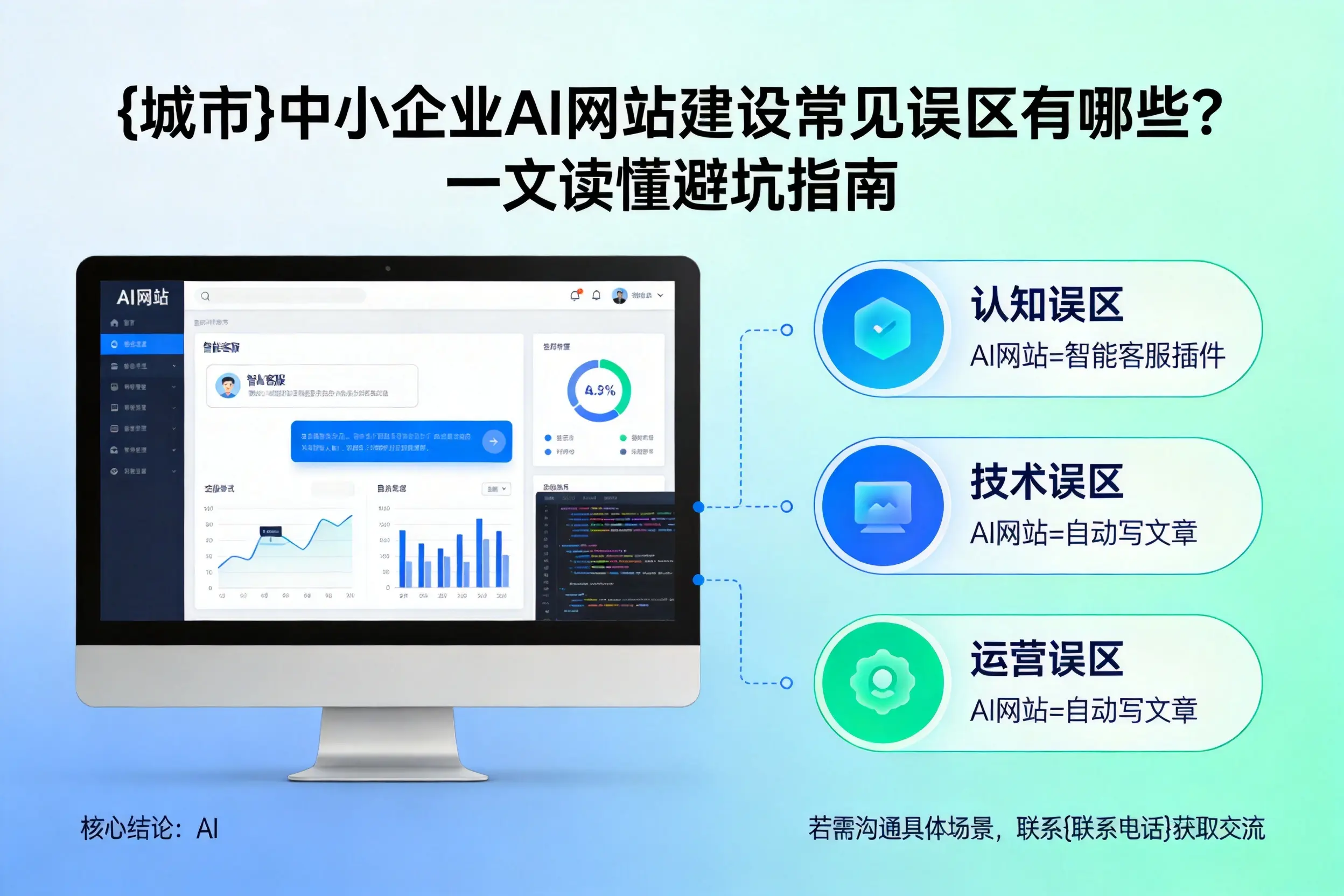 福州中小企业AI网站建设常见误区有哪些？一文读懂避坑指南