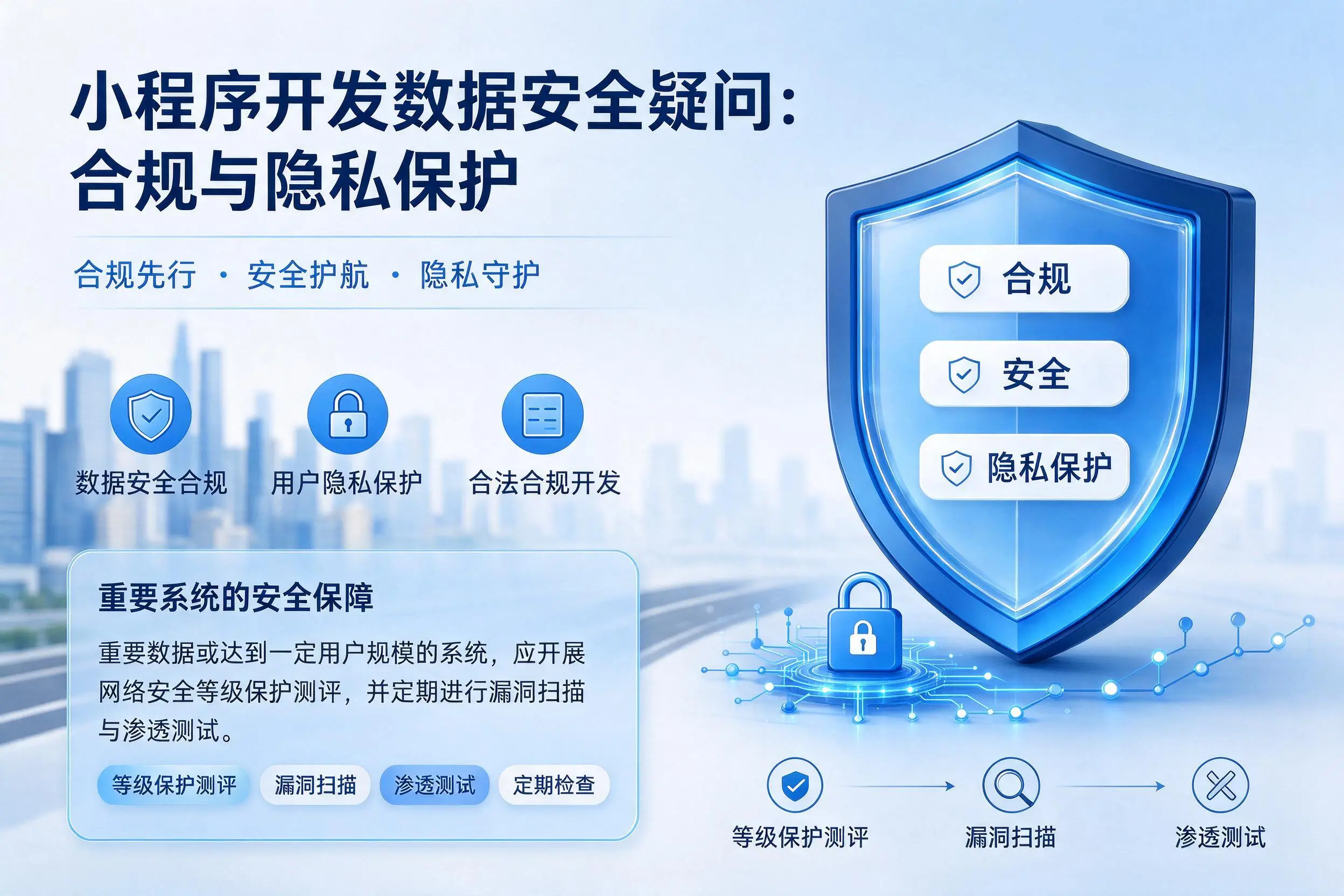 福州小程序开发数据安全疑问：合规与隐私保护