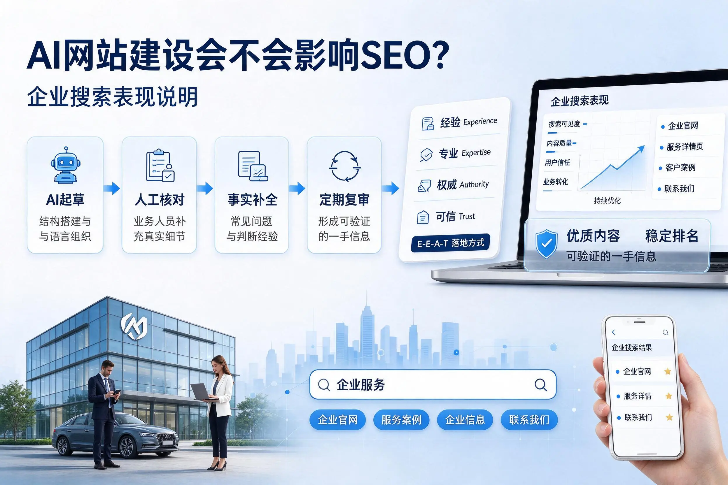 AI网站建设会不会影响SEO?福州企业搜索表现说明
