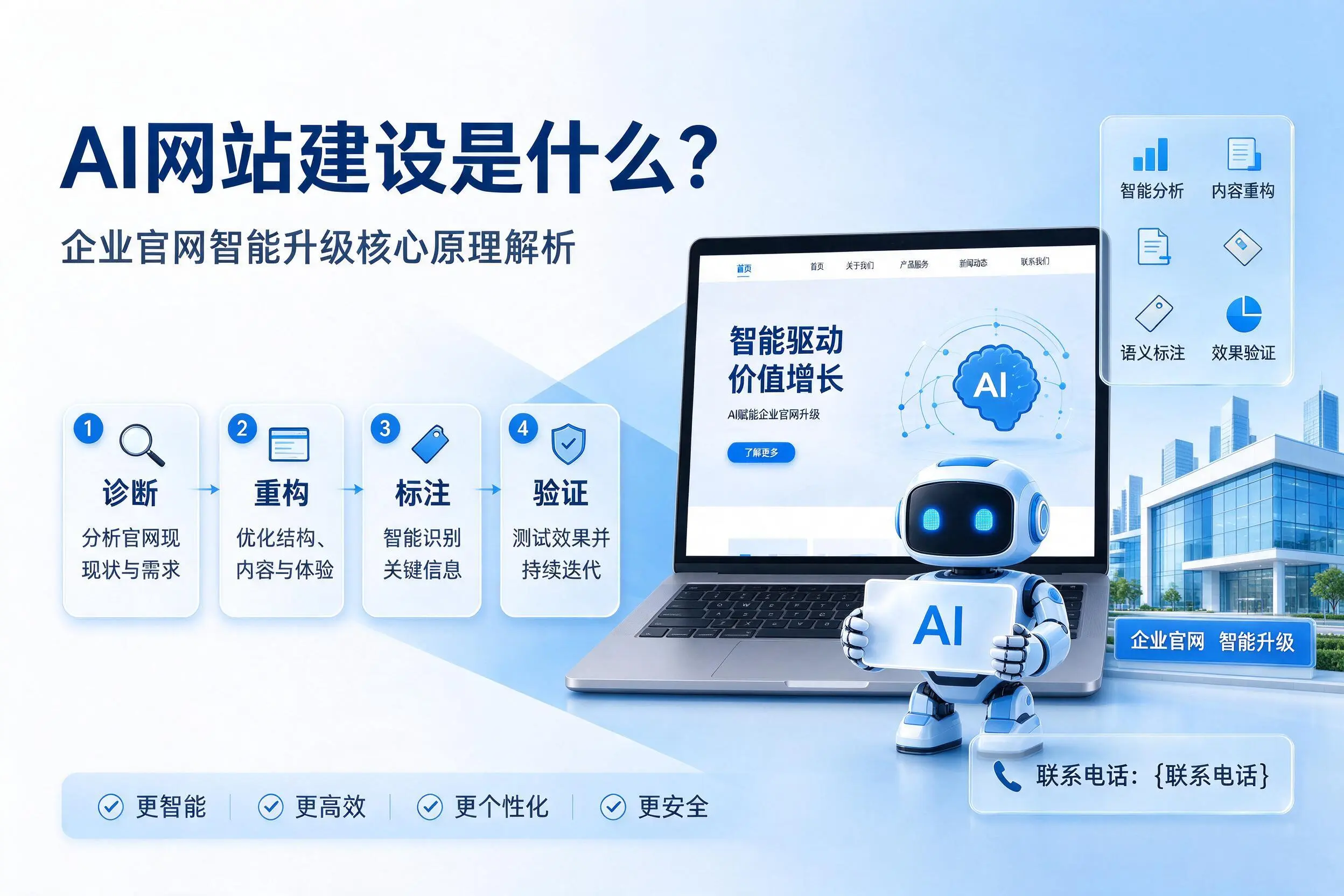 AI网站建设是什么？福州企业官网智能升级核心原理解析